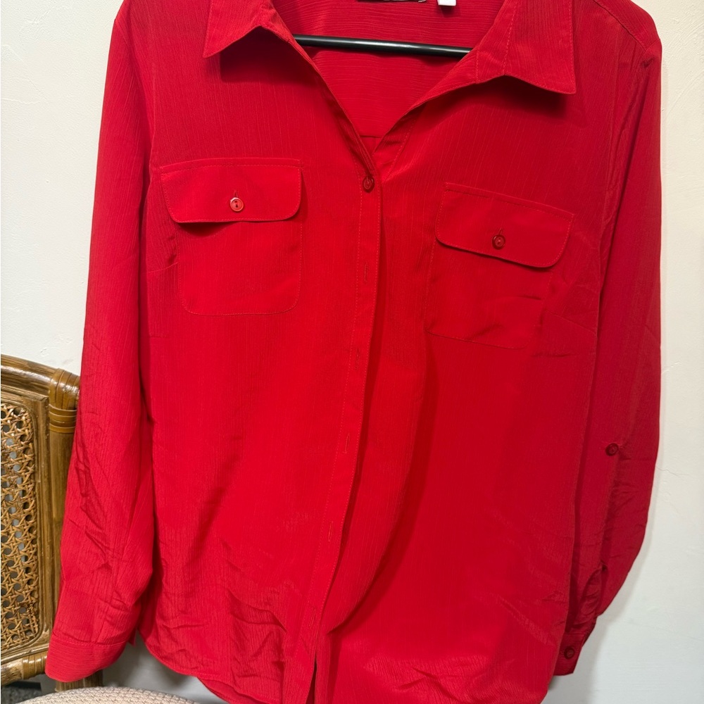 Notations Bold Red Shirt